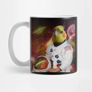 astronaut cockatiel Mug